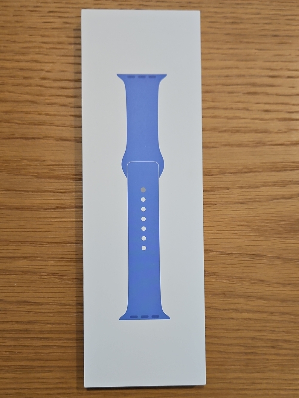 NEW, in Box, Apple Silicone Sport Band - Periwinkle Blue